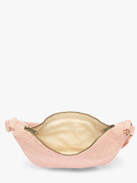 Shoulder Bag Tressage Cotton Hindbag Pink tressage TS other view 3