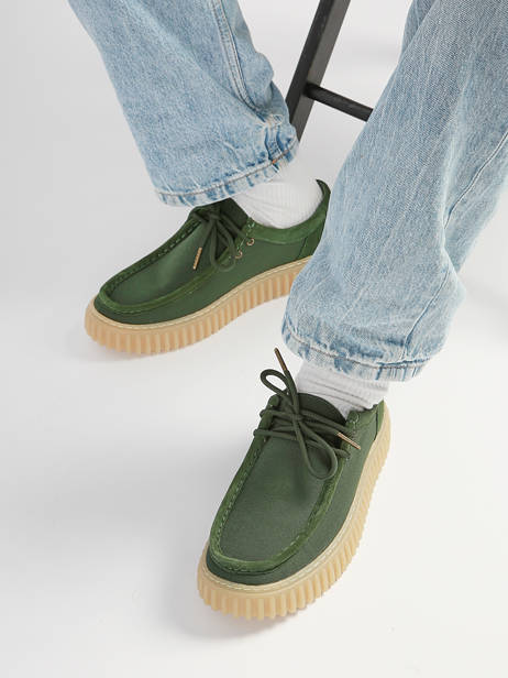 Derby Shoes Clarks Green men 26186160 other view 1
