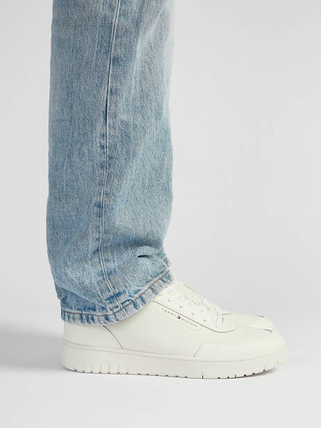 Sneakers In Leather Tommy hilfiger White men 5868YBL