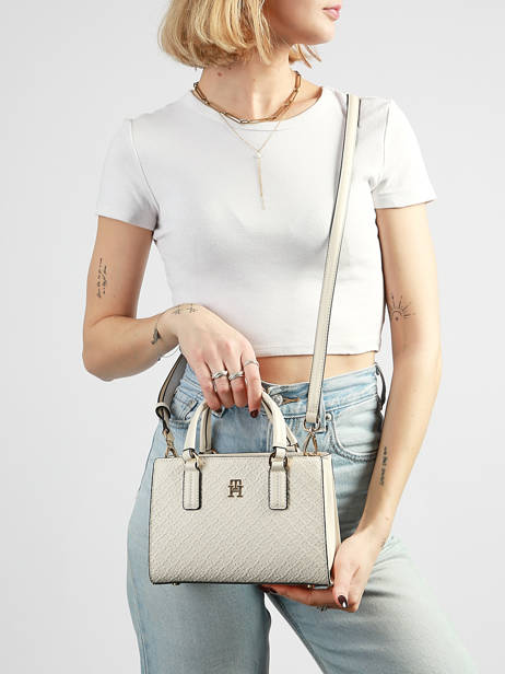 Satchel Th Daily Tommy hilfiger White th daily AW18416 other view 1