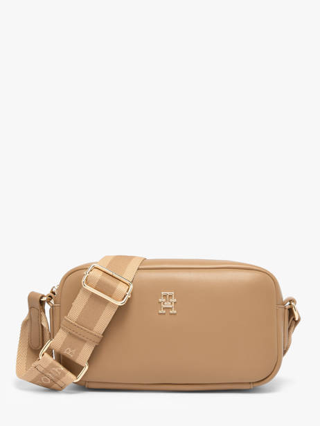 Sac Bandoulière Th Essential Polyurethane Tommy hilfiger Marron th essential AW18370