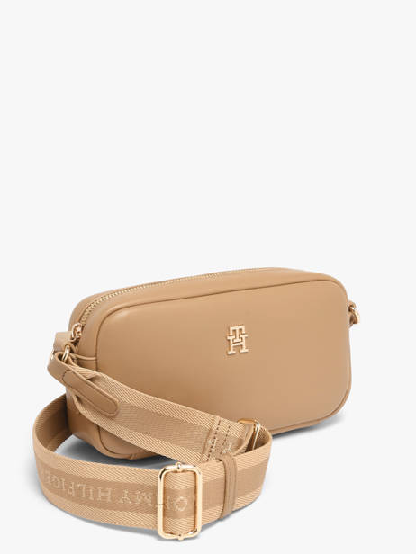 Sac Bandoulière Th Essential Polyurethane Tommy hilfiger Marron th essential AW18370 vue secondaire 2