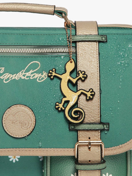 3-compartment Backpack Cameleon Green vintage fantasy PBVGSD39 other view 6
