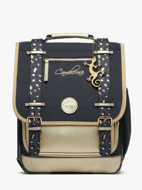 3-compartment Backpack Cameleon Blue vintage fantasy PBVGSD39