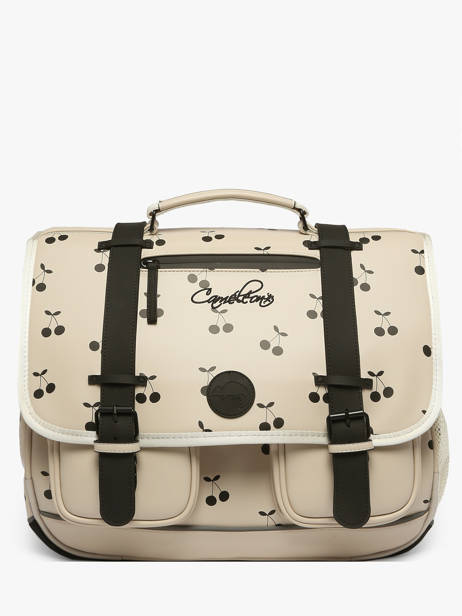 3-compartment Satchel Cameleon Beige vintage north PBVWCA41