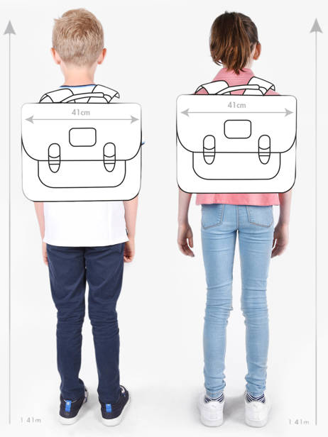 3-compartment Satchel Cameleon Beige vintage north PBVWCA41 other view 1