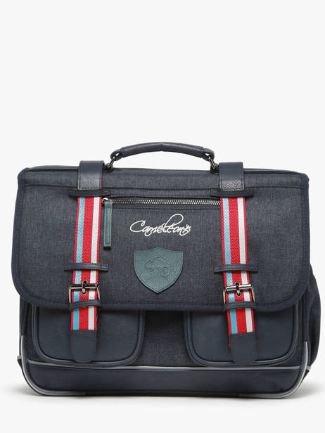 Satchel 2 Compartments Cameleon Blue vintage urban 27