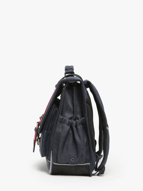 Satchel 2 Compartments Cameleon Blue vintage urban 27 other view 2