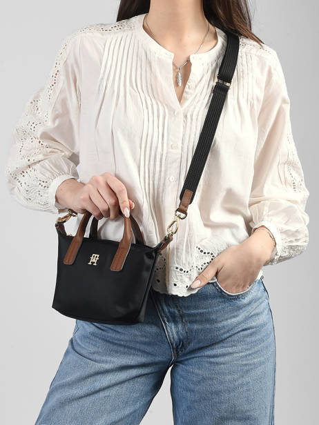 Crossbody Bag Popette Nylon Tommy hilfiger Black popette AW18368 other view 1