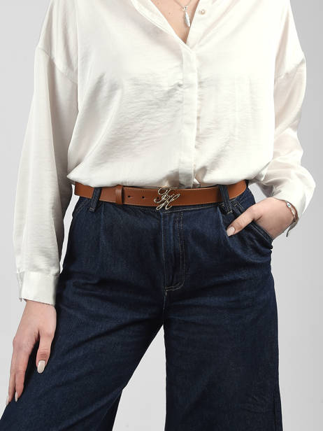 Belt Tommy hilfiger Brown belt AW18568 other view 1