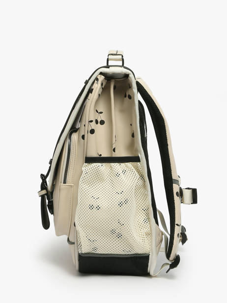 3-compartment Backpack Cameleon Beige vintage north PBVWSD39 other view 2