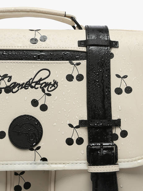 3-compartment Backpack Cameleon Beige vintage north PBVWSD39 other view 6