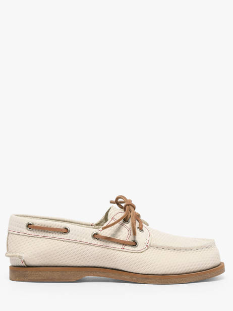 Boat Shoes In Leather Timberland Beige women 2Q9XEN71
