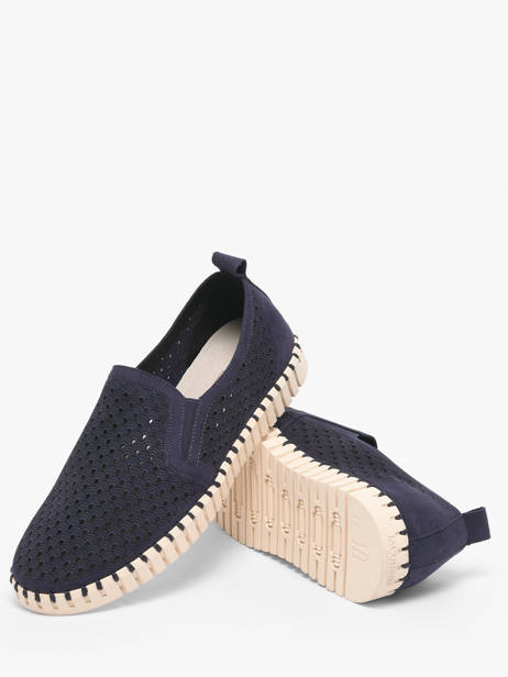 Moccasins Ilse jacobsen Blue men TULIP140 other view 2