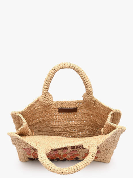 Satchel Cabas Raphia Raphia Vanessa bruno Beige cabas raphia 24V40884 other view 3