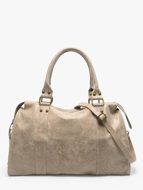 A4 Size Shoulder Bag Spazzolato Leather Milano Brown spazzolato SP24095 other view 3