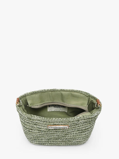 Shoulder Bag Milos Straw Les tropeziennes Green milos TZ04 other view 2