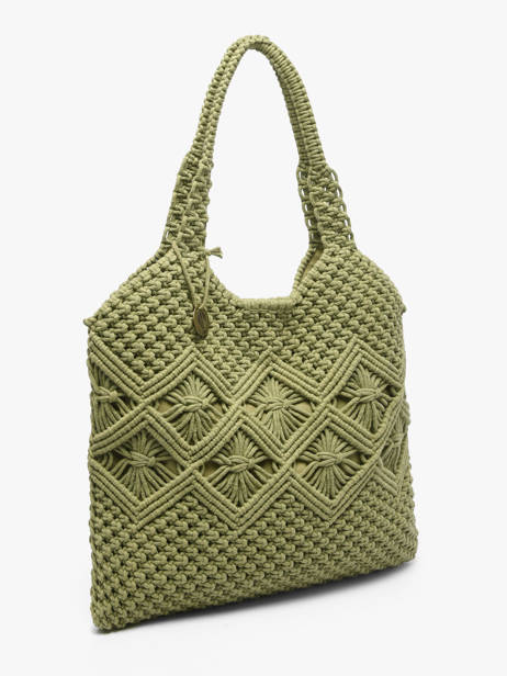 Shoulder Bag Estival Cotton Le voyage en panier Green estival PM941 other view 1