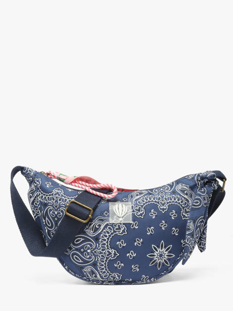 Shoulder Bag Bandana Cotton Le voyage en panier Blue bandana PM969