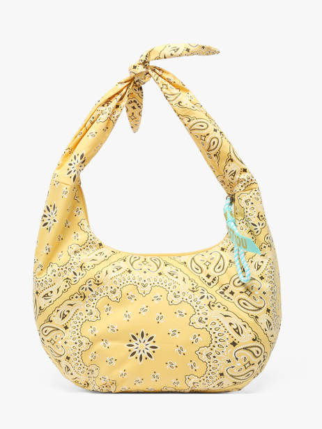 Shoulder Bag Bandana Cotton Le voyage en panier Yellow bandana PM970 other view 3