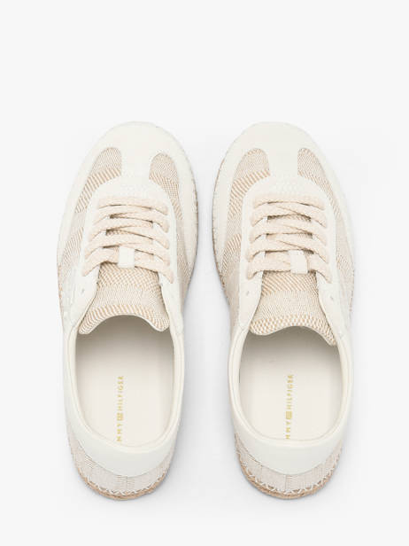 Espadrilles In Leather Tommy hilfiger Beige women 91080GH other view 3