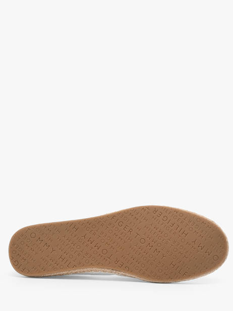 Espadrilles In Leather Tommy hilfiger White women 9240YBL other view 4