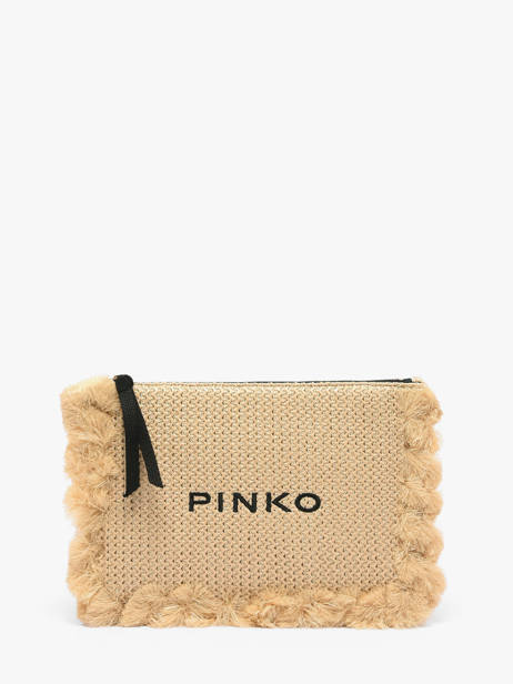Pouch Pinko Beige logo shopper 6718A39Y