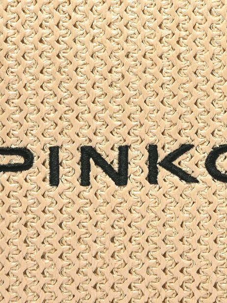 Pouch Pinko Beige logo shopper 6718A39Y other view 2