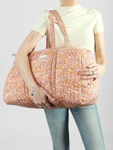 Travel Bag Floral Bindi atelier Pink floral SW other view 1