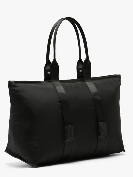 Large Tote Bag Mistral Rollable Nylon And Leather Lancel Black mistral A13996 other view 2