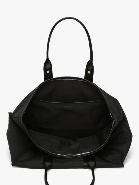 Large Tote Bag Mistral Rollable Nylon And Leather Lancel Black mistral A13996 other view 4