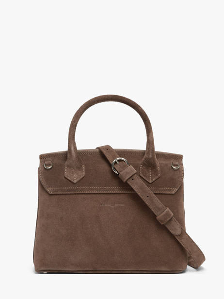 Suede Leather Clarita Crossbody Bag Nathan baume Brown nathan 18S other view 5