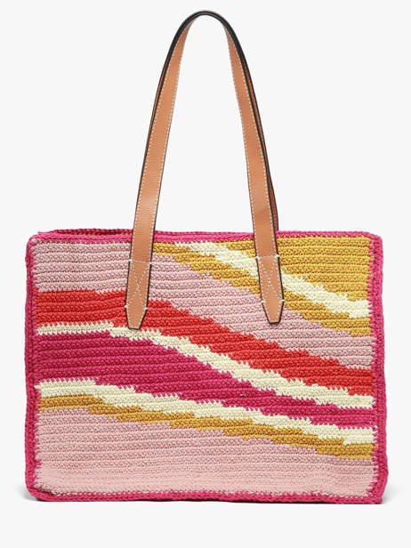 Tote Bag Lancel Plage Crocheted Lancel Multicolor summer capsule A14005 other view 5