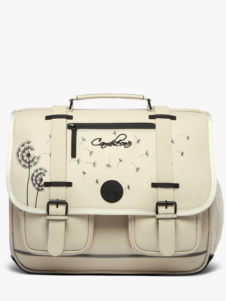 3-compartment Satchel Cameleon Beige vintage north CA41