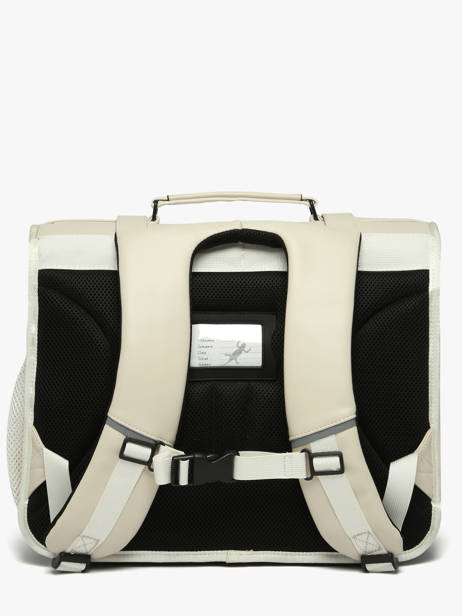 3-compartment Satchel Cameleon Beige vintage north CA41 other view 5