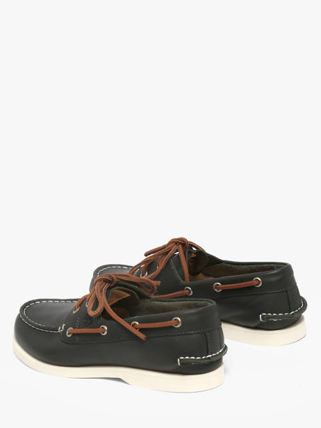 Boat Shoes In Leather Timberland Green accessoires 2Q9XEP81 other view 2