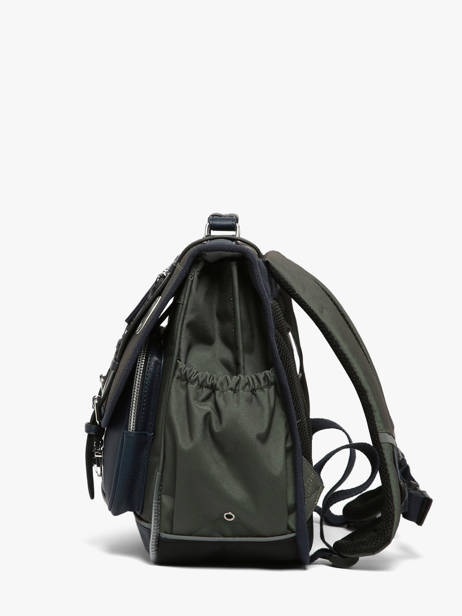 Satchel 2 Compartments Cameleon Green vintage urban CA38 other view 3