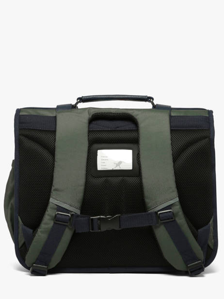 Satchel 3 Compartments Cameleon Green vintage urban CA41 other view 5