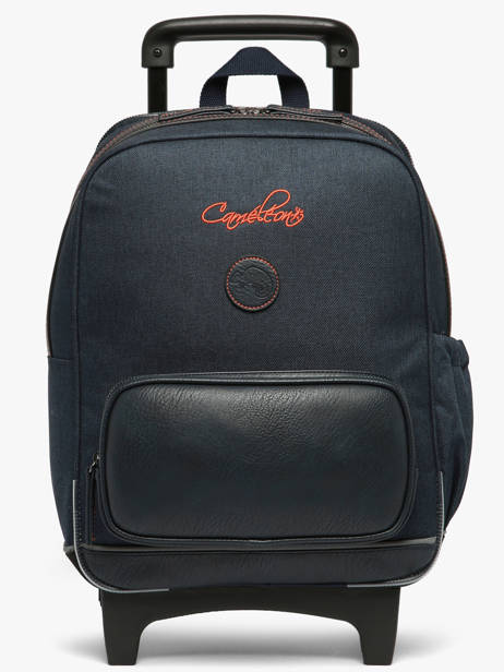 2-compartment Wheeled Schoolbag Cameleon Orange vintage urban SR40