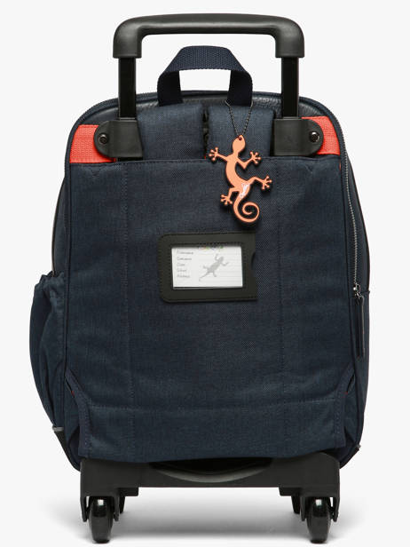 2-compartment Wheeled Schoolbag Cameleon Orange vintage urban SR40 other view 6