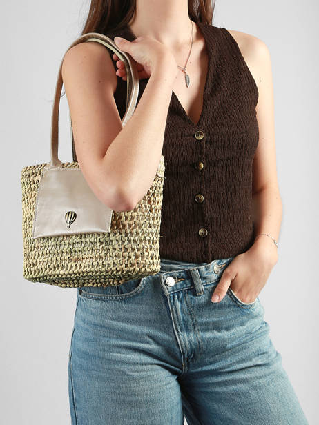 Shoulder Bag Estival Le voyage en panier Beige estival PM946 other view 1