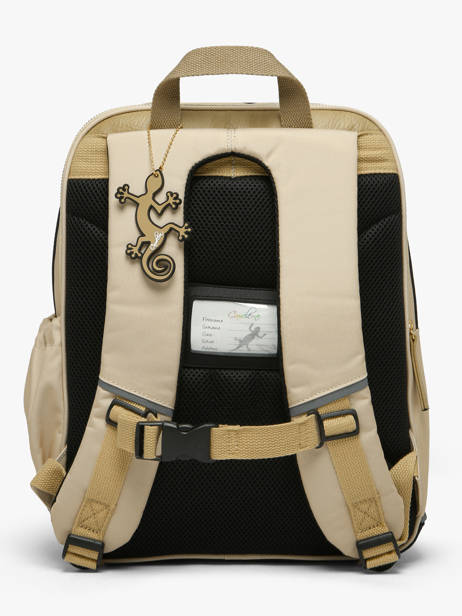2-compartment Backpack Cameleon Beige vintage fantasy SO40 other view 5