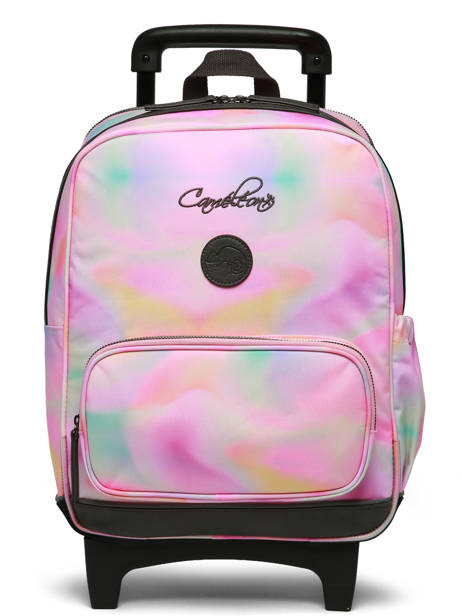 2-compartment Wheeled Schoolbag Cameleon Pink vintage fantasy SR40 other view 8