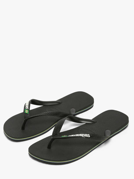 Tongs Brasil Logo Havaianas Noir men 4110850H vue secondaire 2