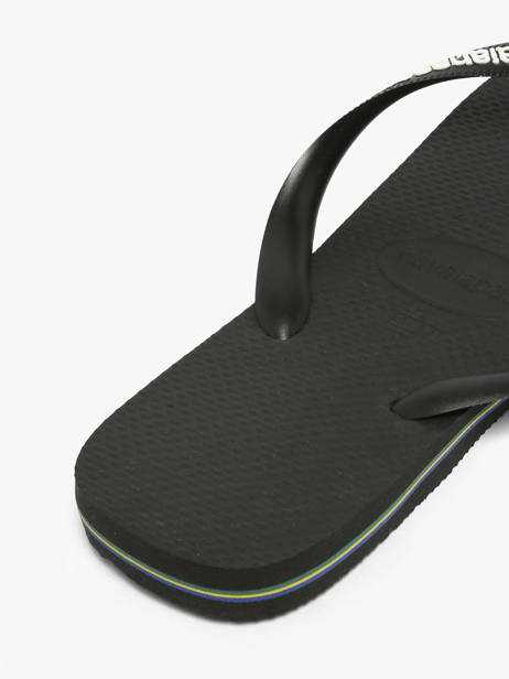 Tongs Brasil Logo Havaianas Noir men 4110850H vue secondaire 3
