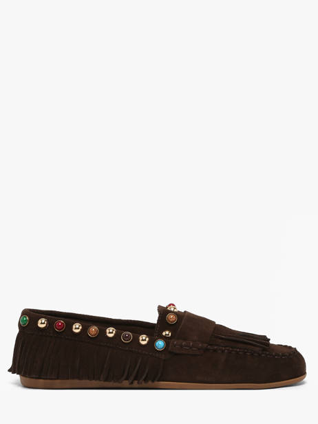 Moccasins In Leather Inuovo Brown accessoires 29015SMN