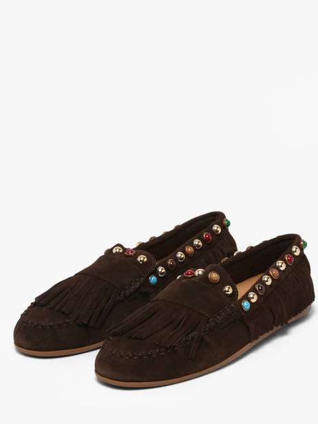 Moccasins In Leather Inuovo Brown accessoires 29015SMN other view 1