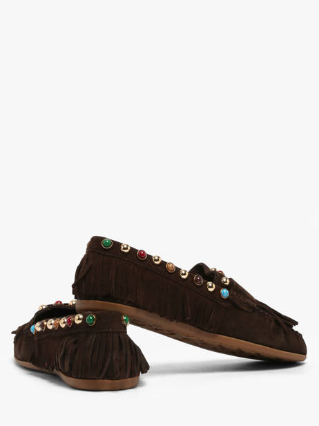 Moccasins In Leather Inuovo Brown accessoires 29015SMN other view 2