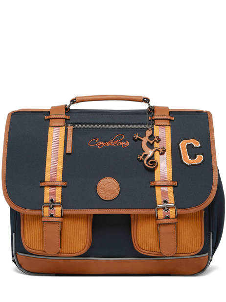 Satchel 3 Compartments Cameleon Blue vintage urban CA41 other view 7