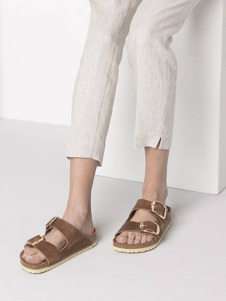 Slippers Arizona Big Buckle Birkenstock Brown accessoires 1011073 other view 1